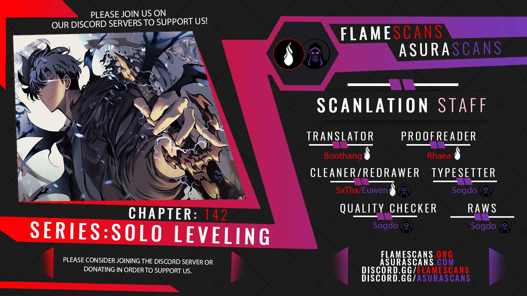 Solo Leveling, chapter 142