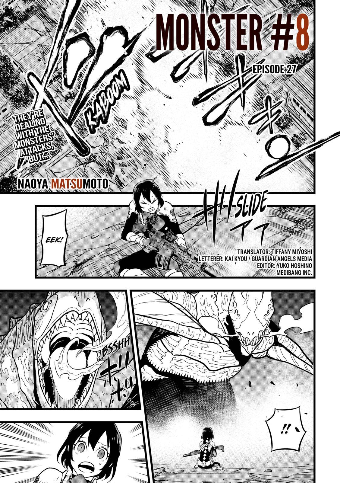 Kaiju No. 8, chapter 27