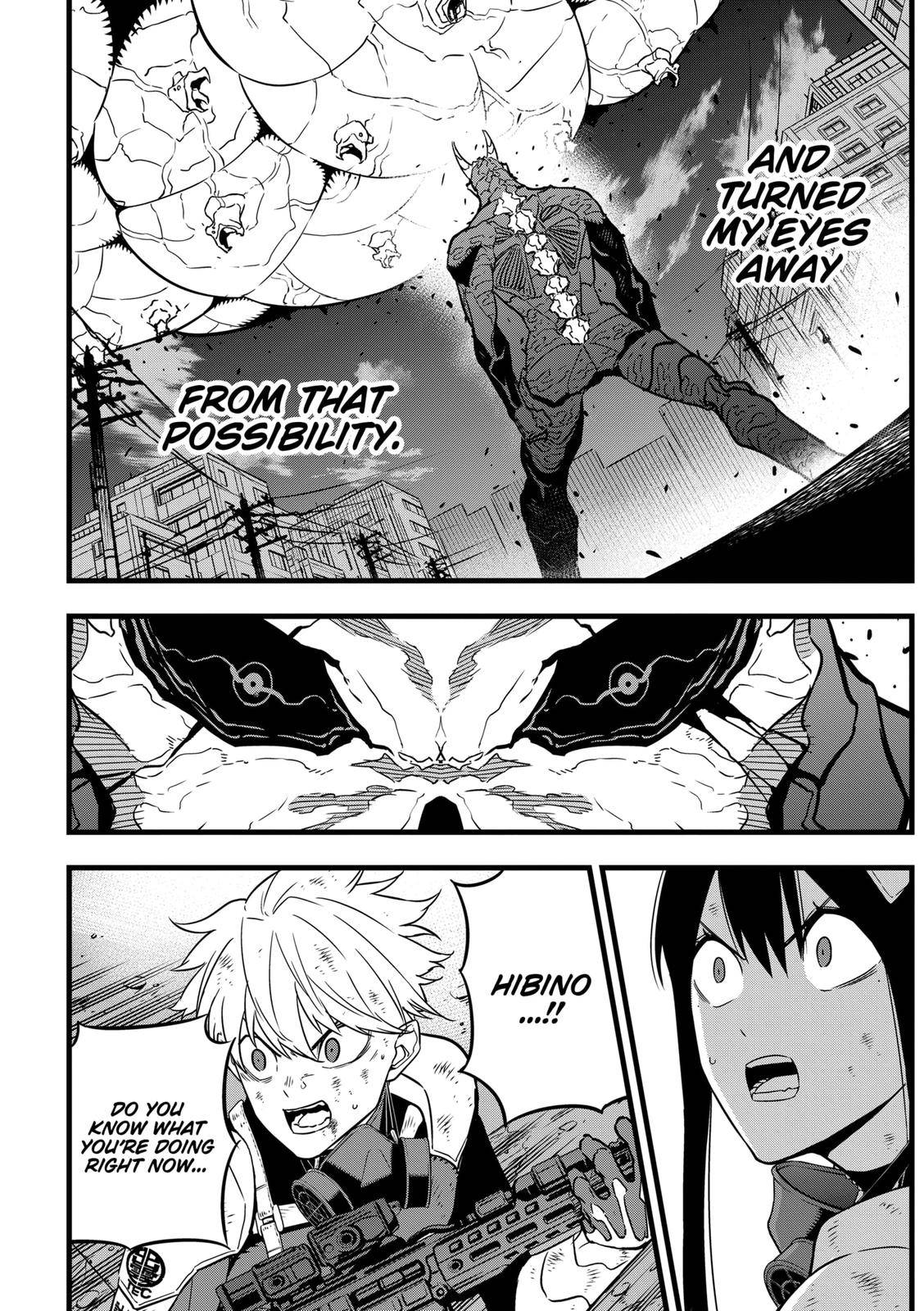 Kaiju No. 8, chapter 32