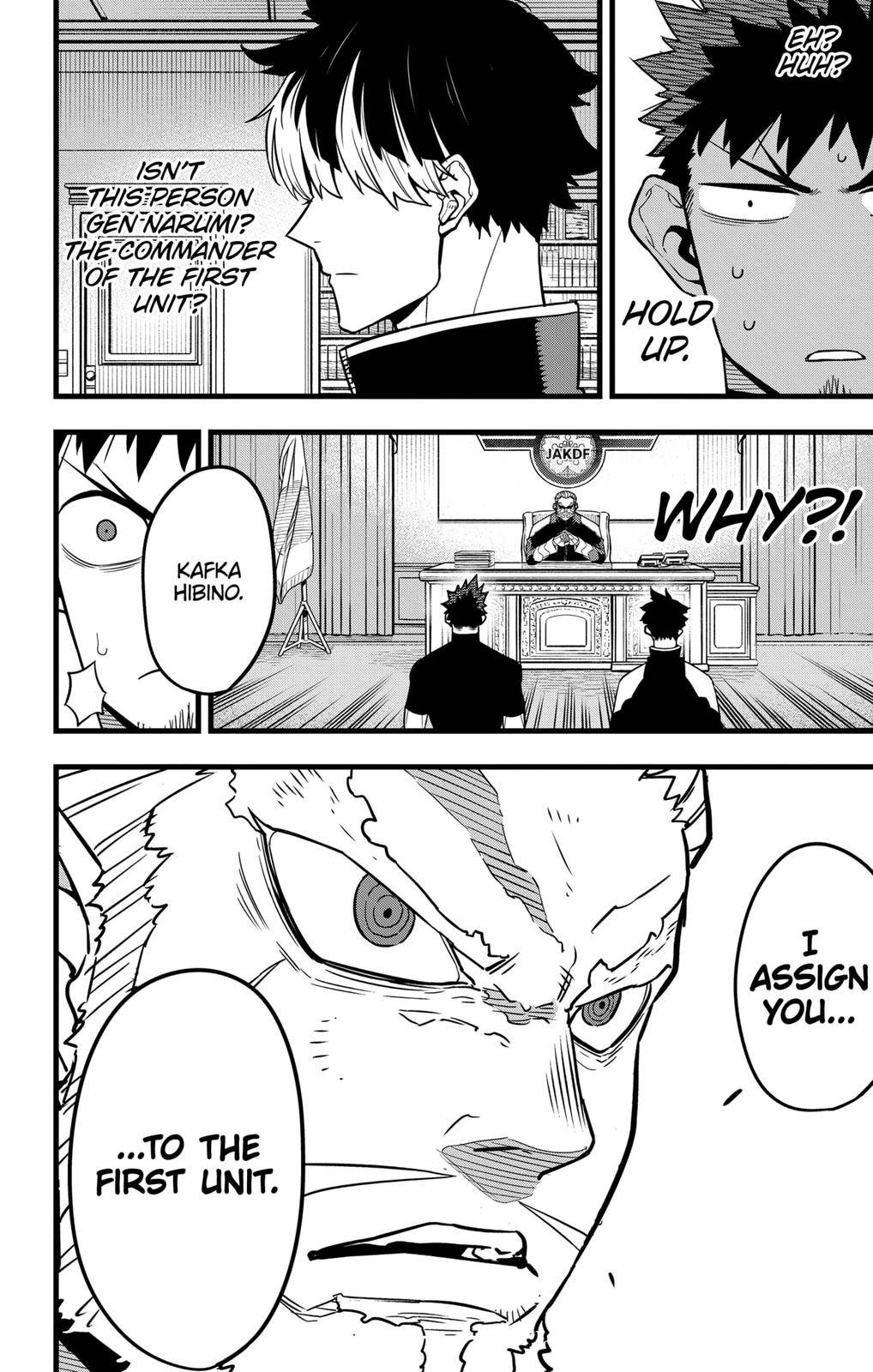 Kaiju No. 8, chapter 40