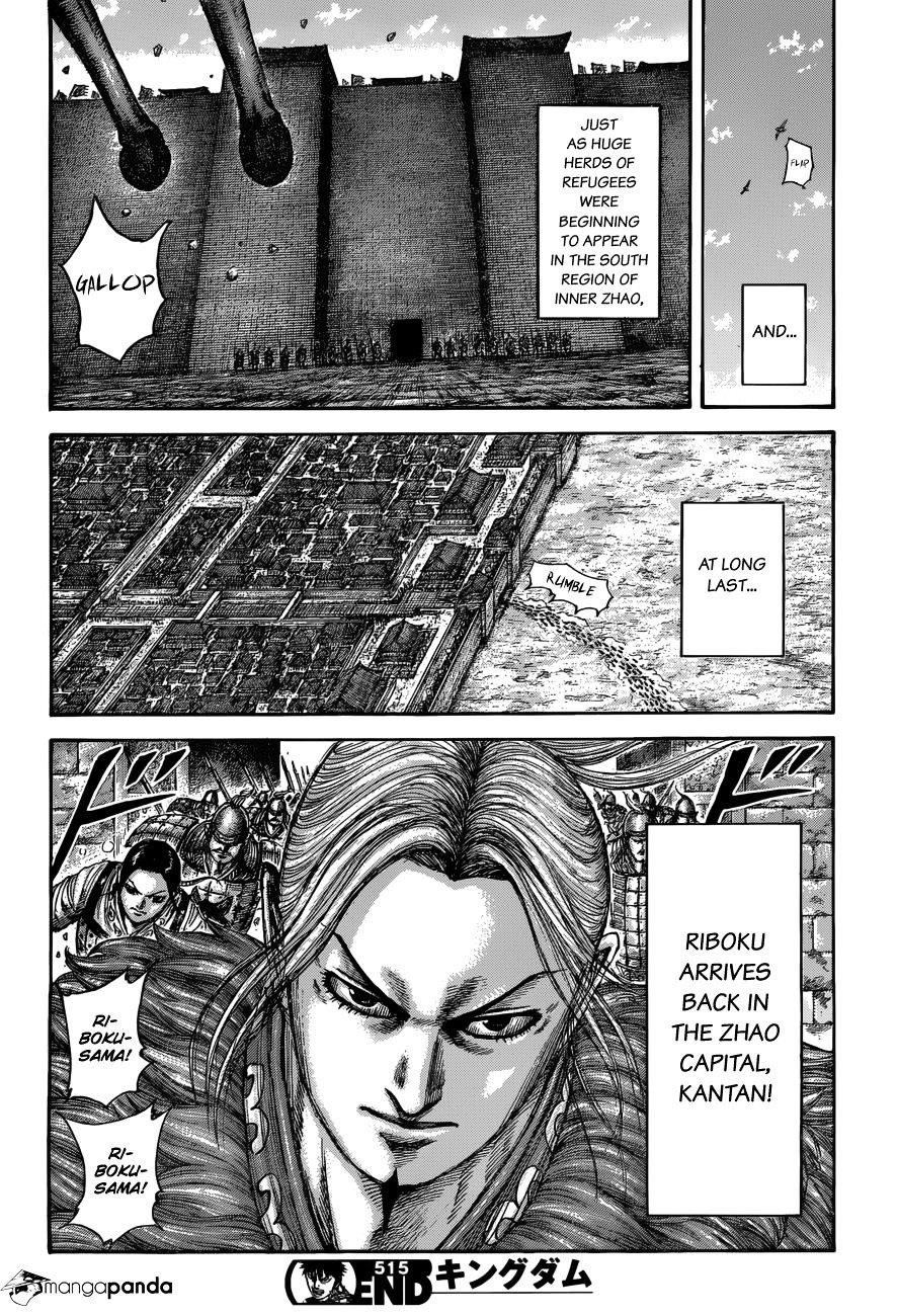 Kingdom, chapter 515