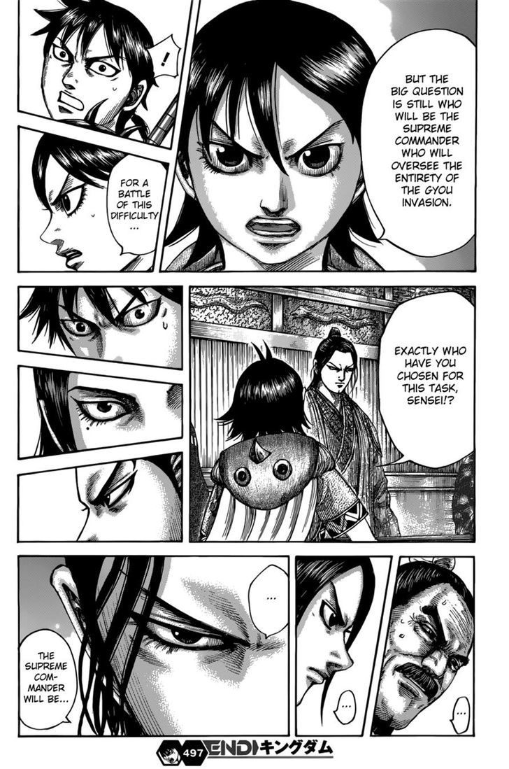 Kingdom, chapter 497