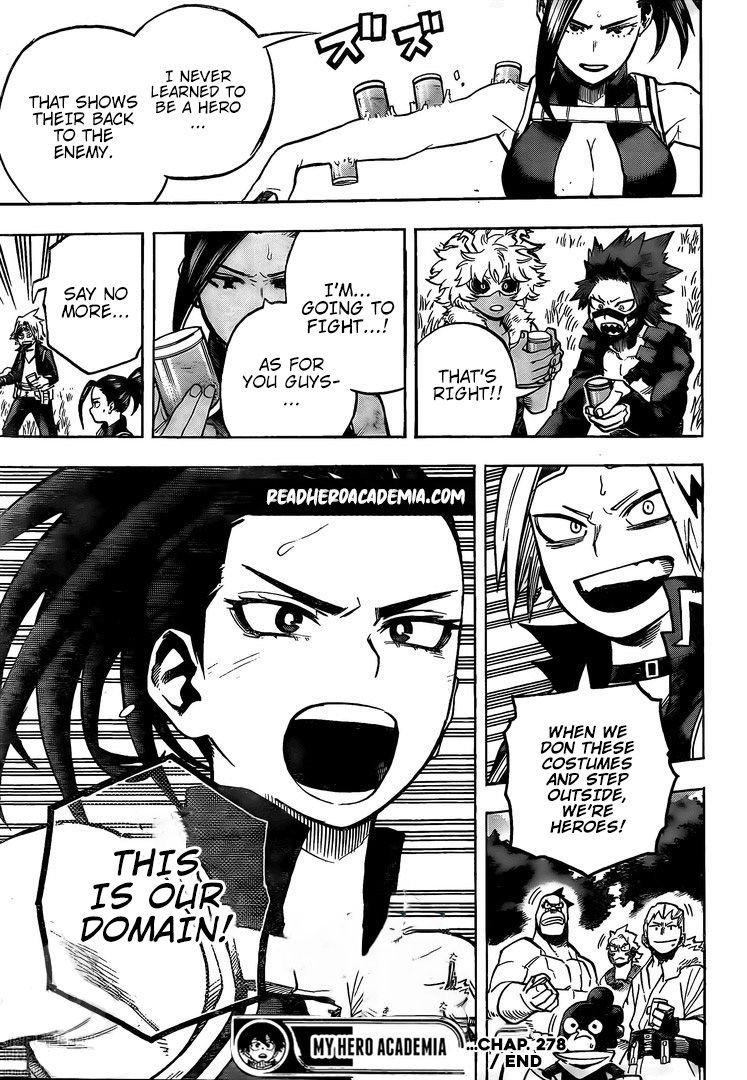 My Hero Academia, chapter 278