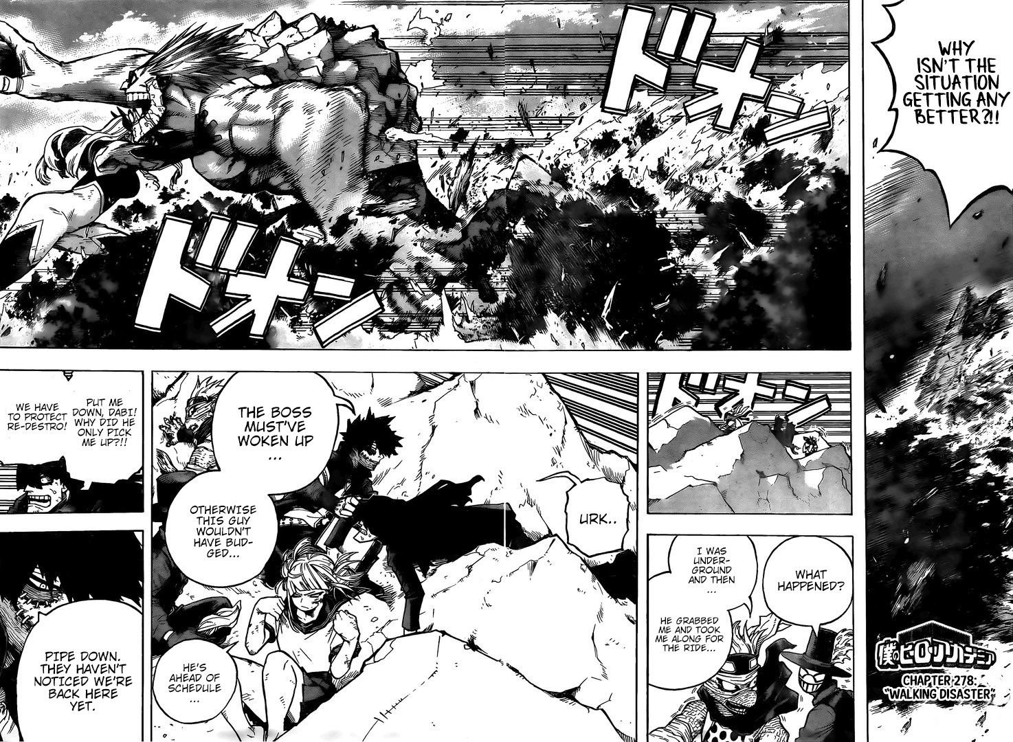 My Hero Academia, chapter 278