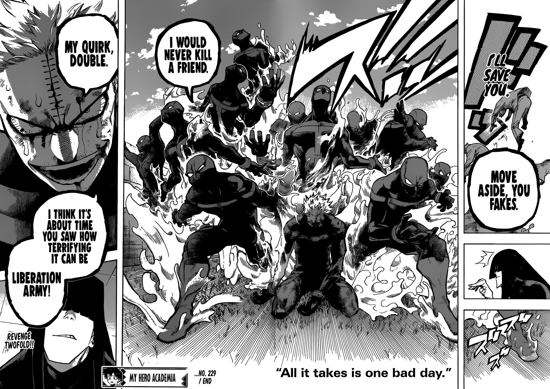 My Hero Academia, chapter 229