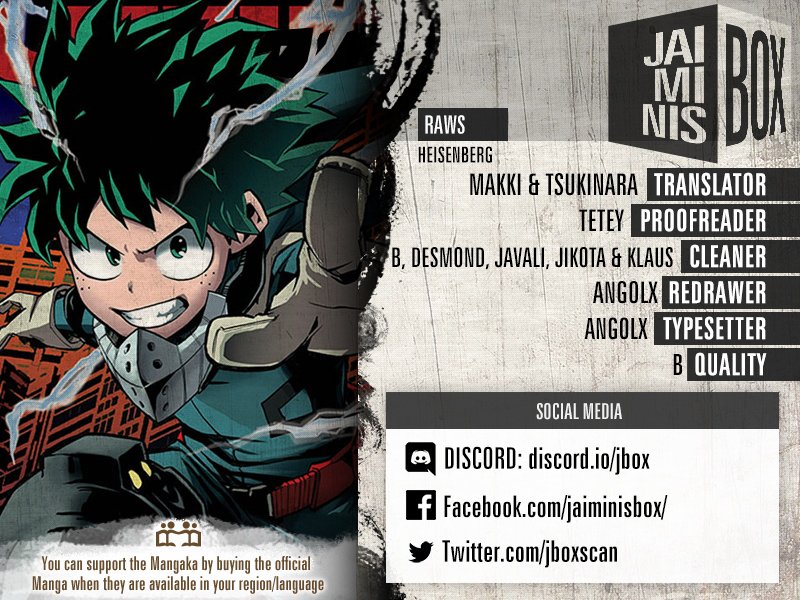 My Hero Academia, chapter 229