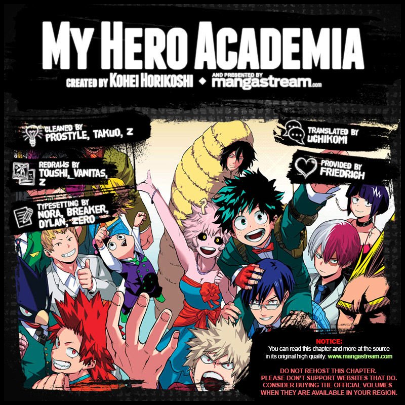 My Hero Academia, chapter 131