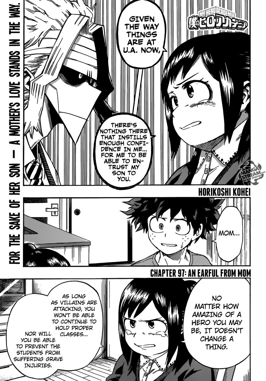 My Hero Academia, chapter 97