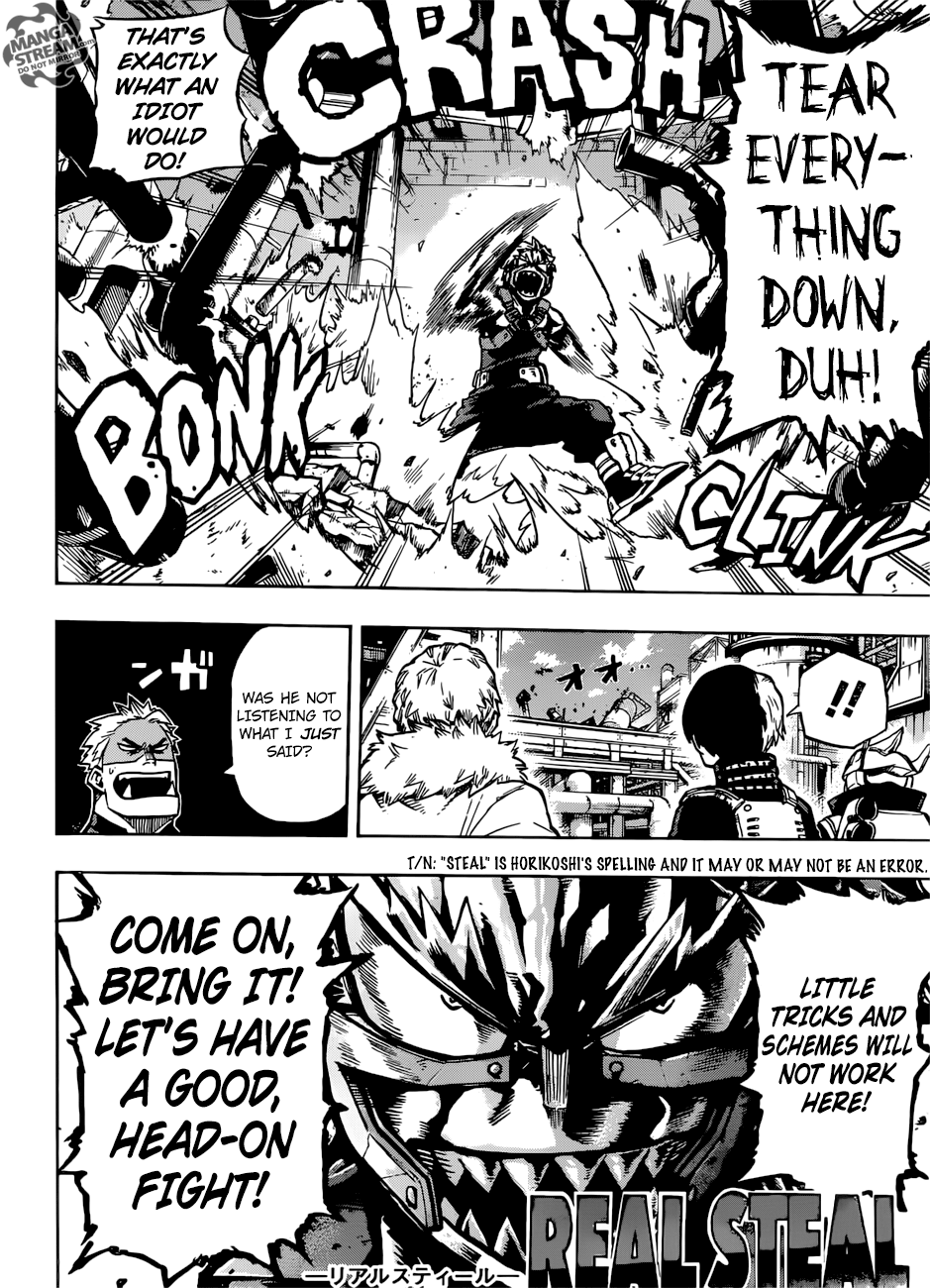 My Hero Academia, chapter 202