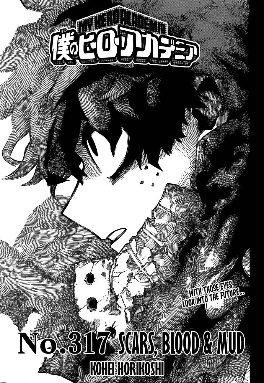 My Hero Academia, chapter 317