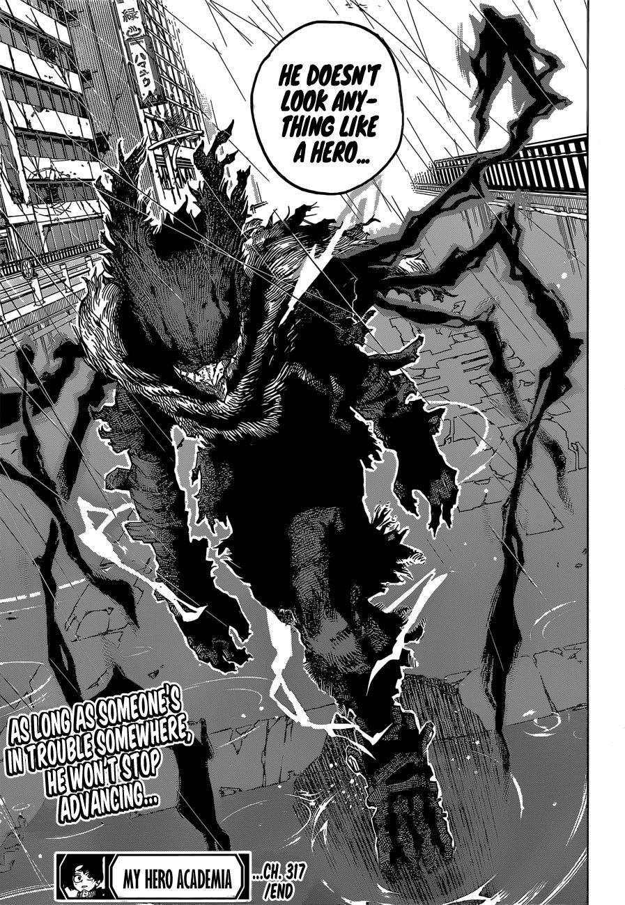 My Hero Academia, chapter 317