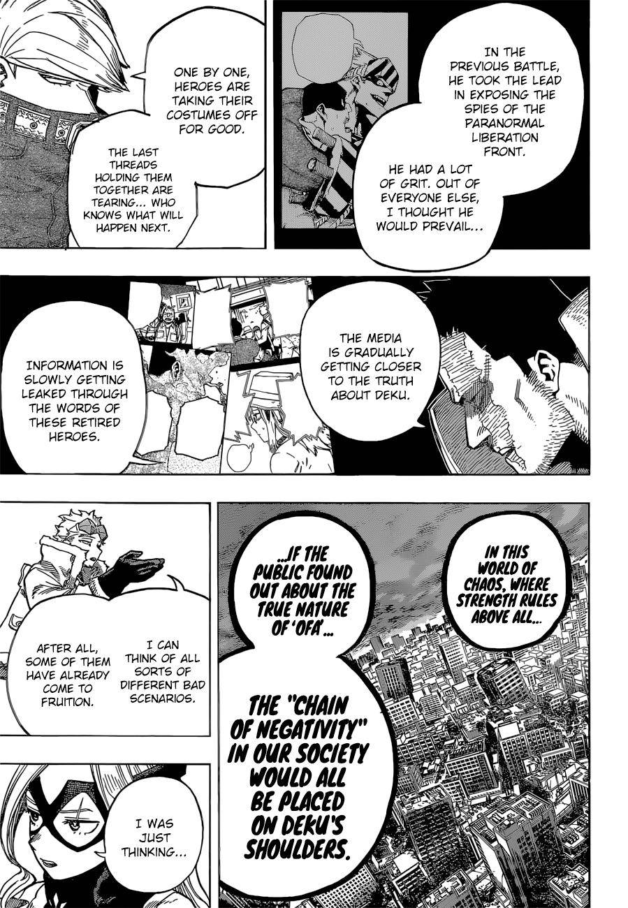 My Hero Academia, chapter 317