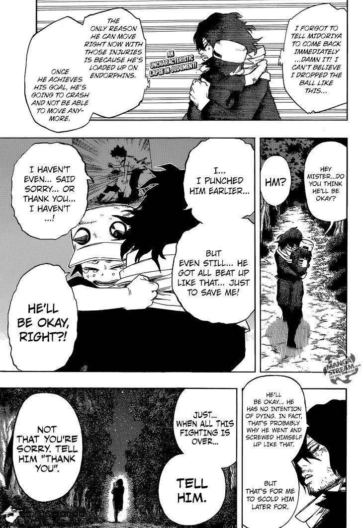 My Hero Academia, chapter 78