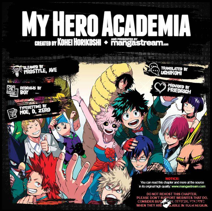 My Hero Academia, chapter 78