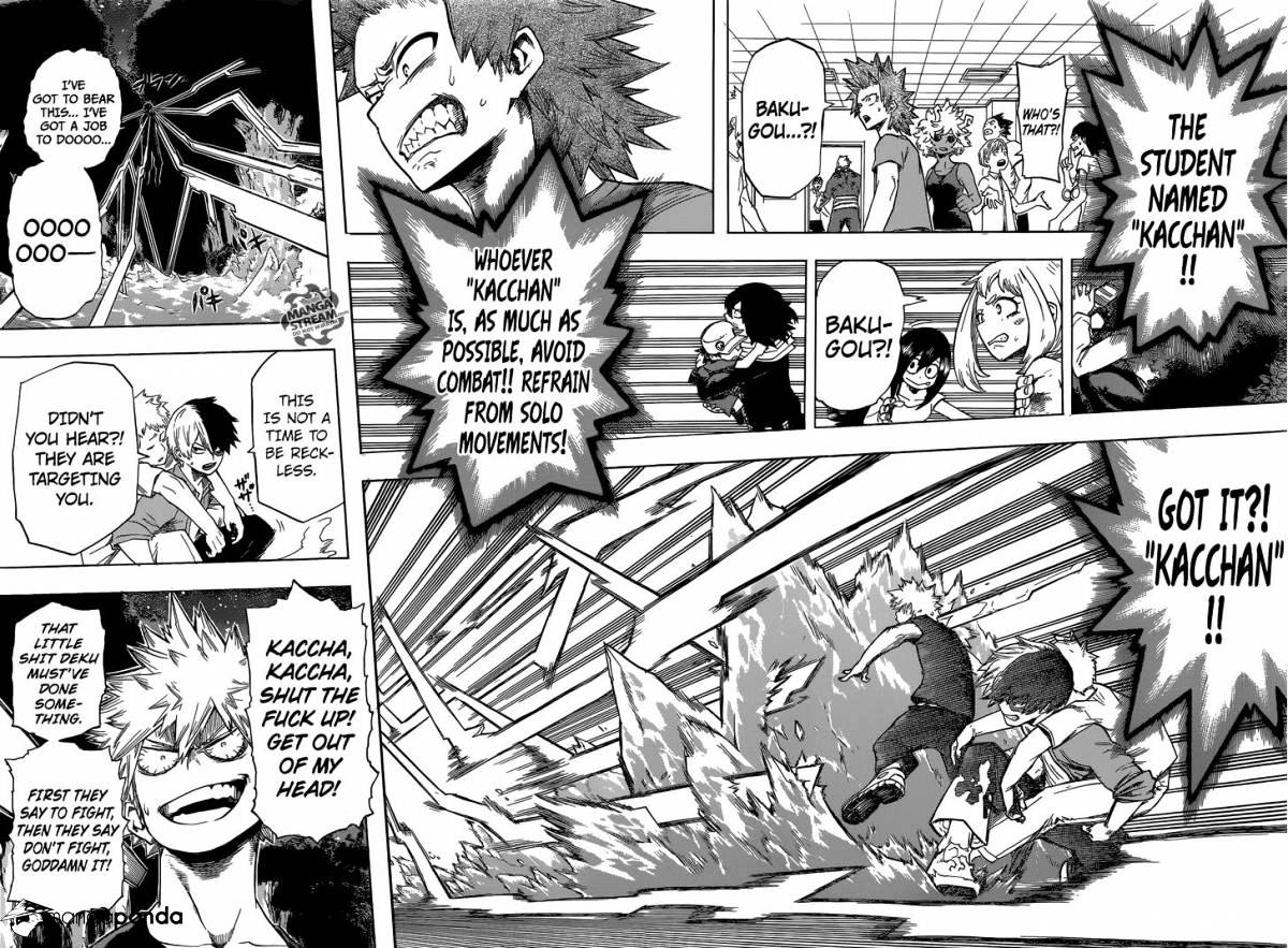 My Hero Academia, chapter 78