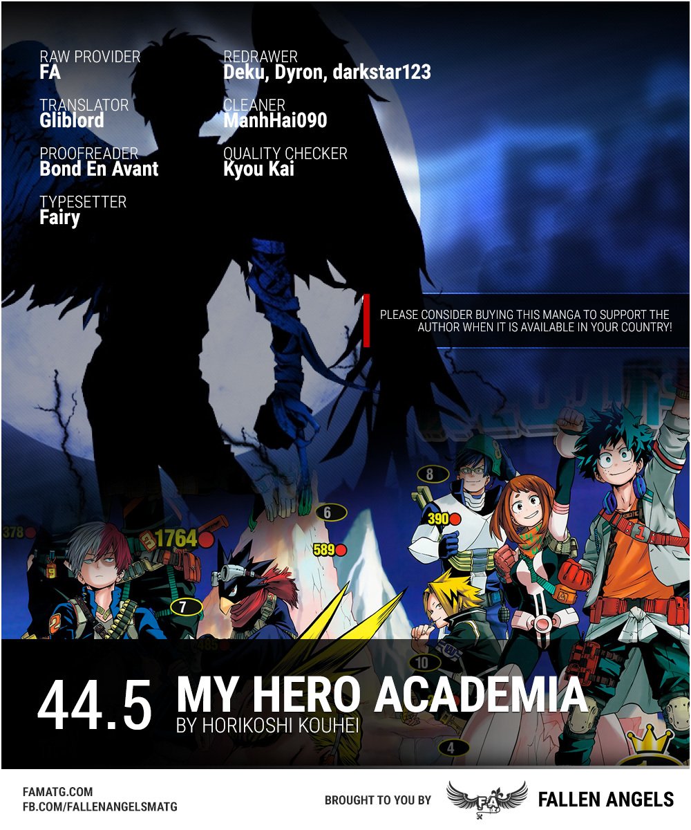 My Hero Academia, chapter 44.5