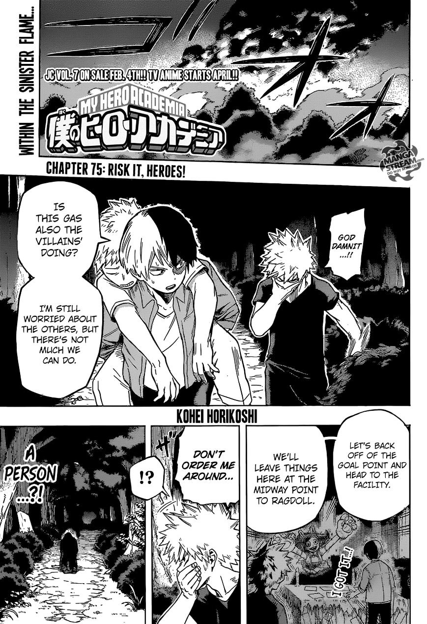 My Hero Academia, chapter 75