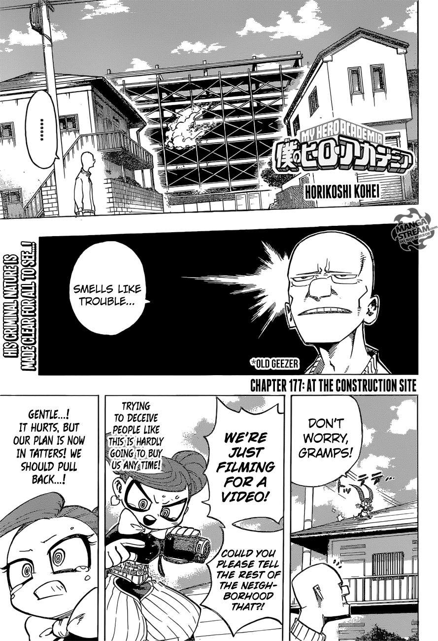 My Hero Academia, chapter 177