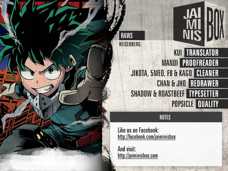 My Hero Academia, chapter 203