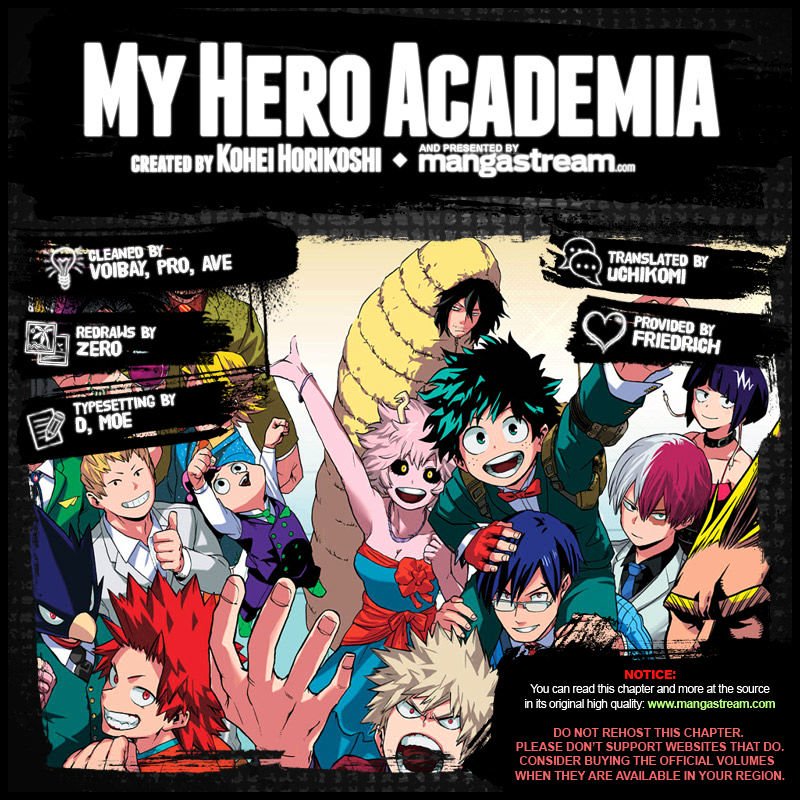 My Hero Academia, chapter 95