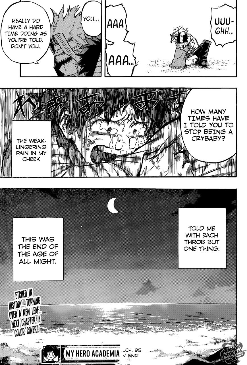 My Hero Academia, chapter 95