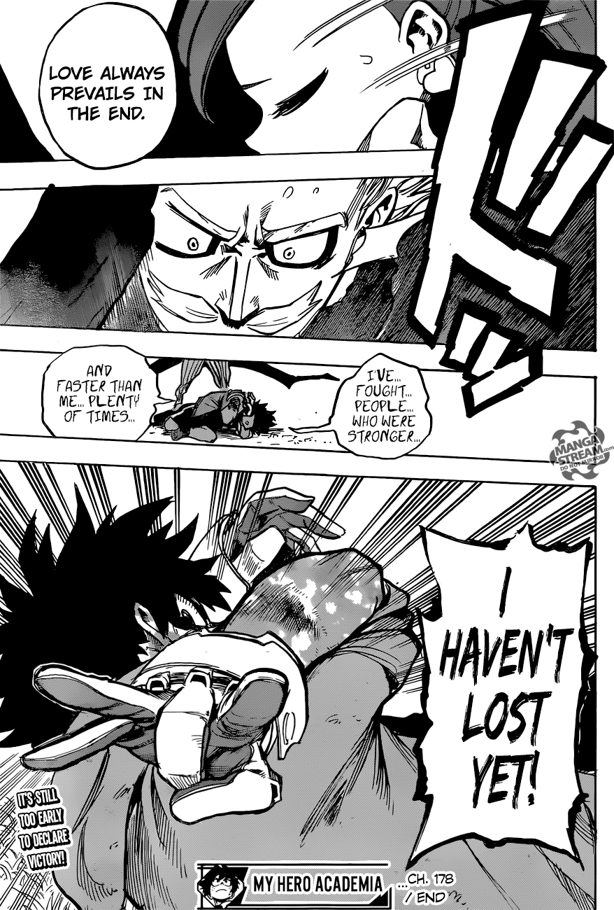 My Hero Academia, chapter 178