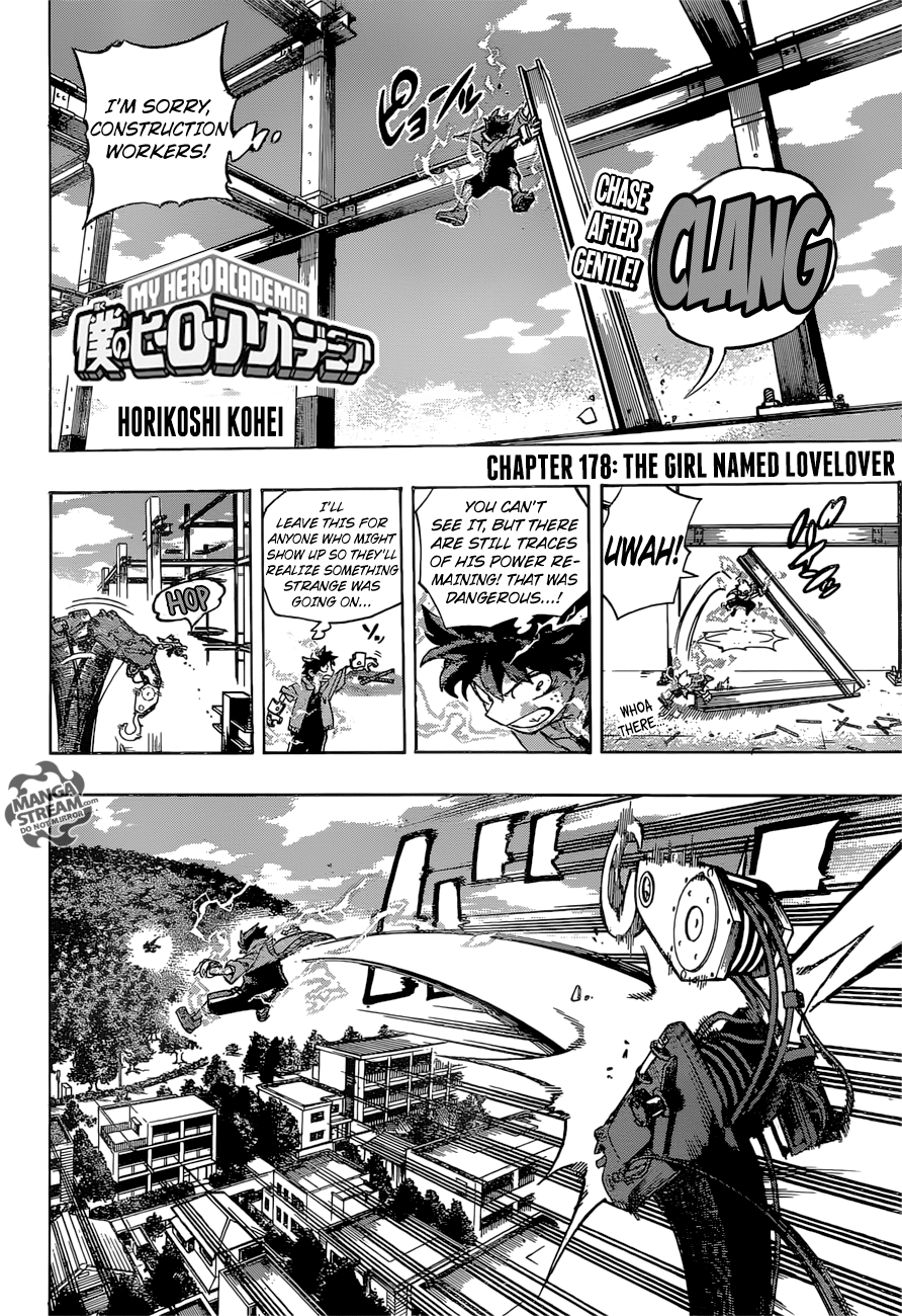 My Hero Academia, chapter 178