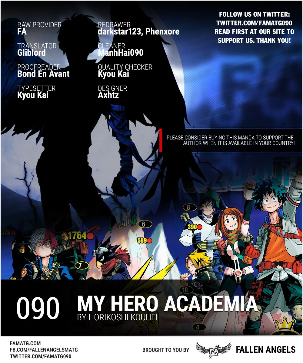 My Hero Academia, chapter 90