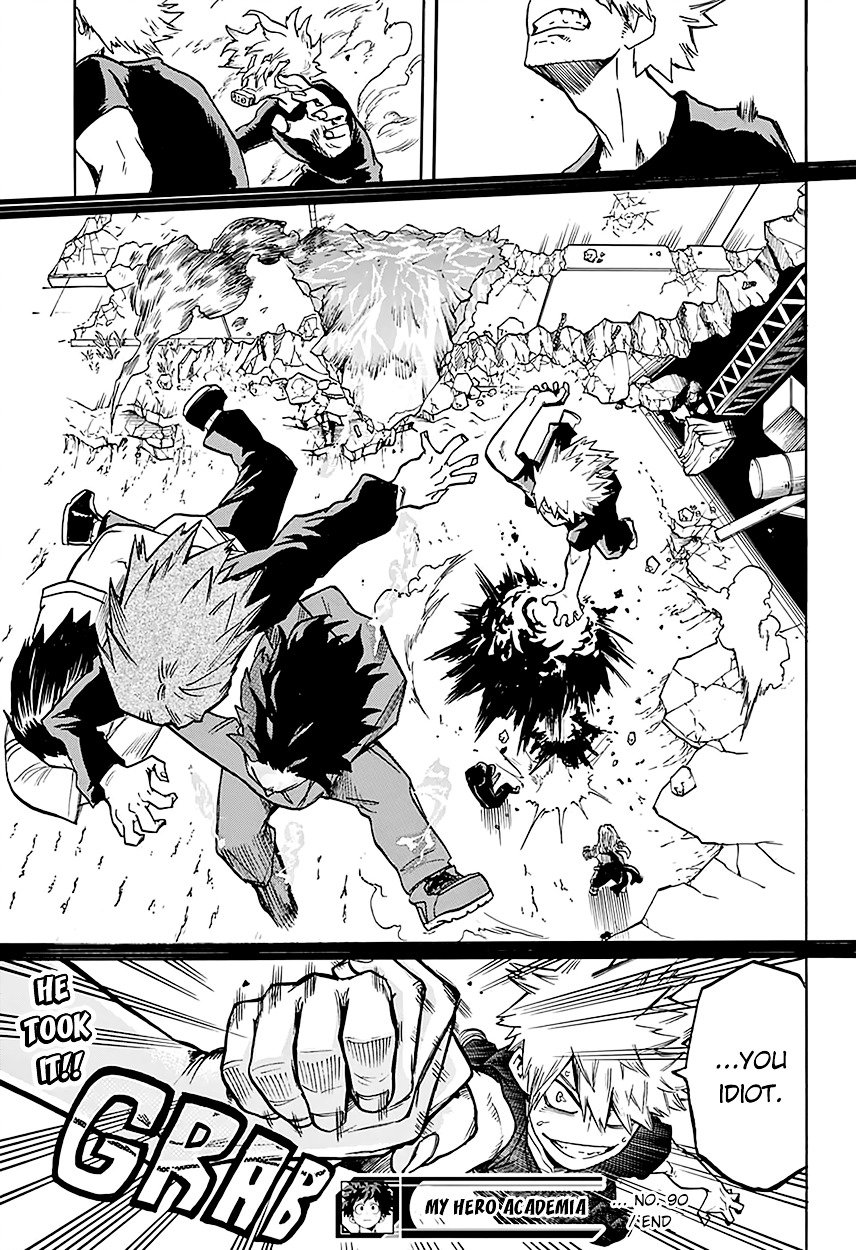 My Hero Academia, chapter 90