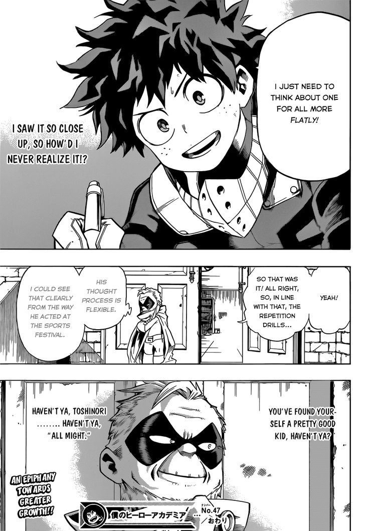 My Hero Academia, chapter 47