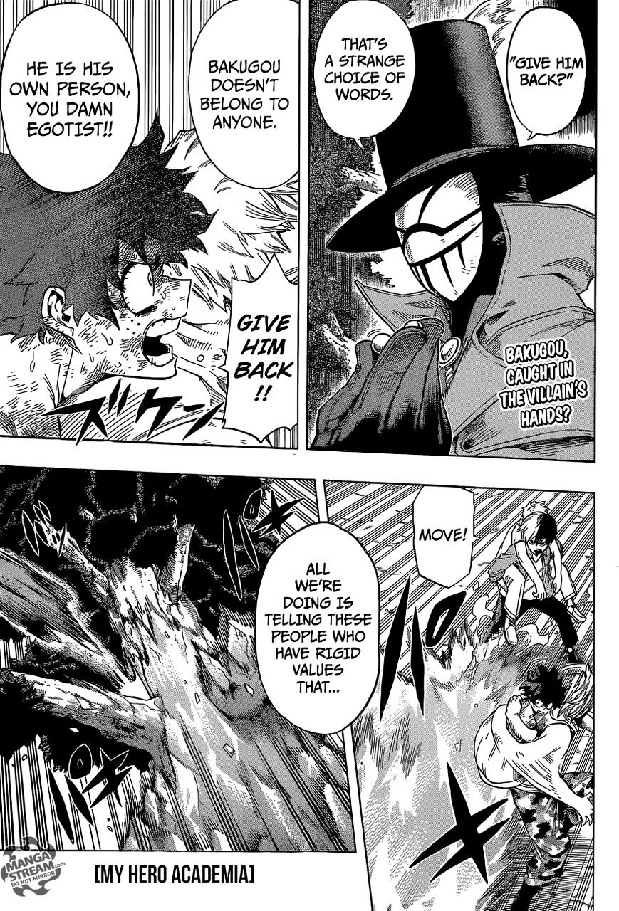 My Hero Academia, chapter 81