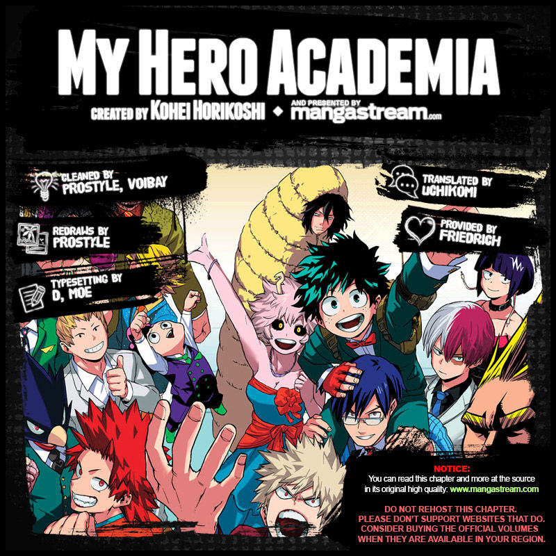 My Hero Academia, chapter 81