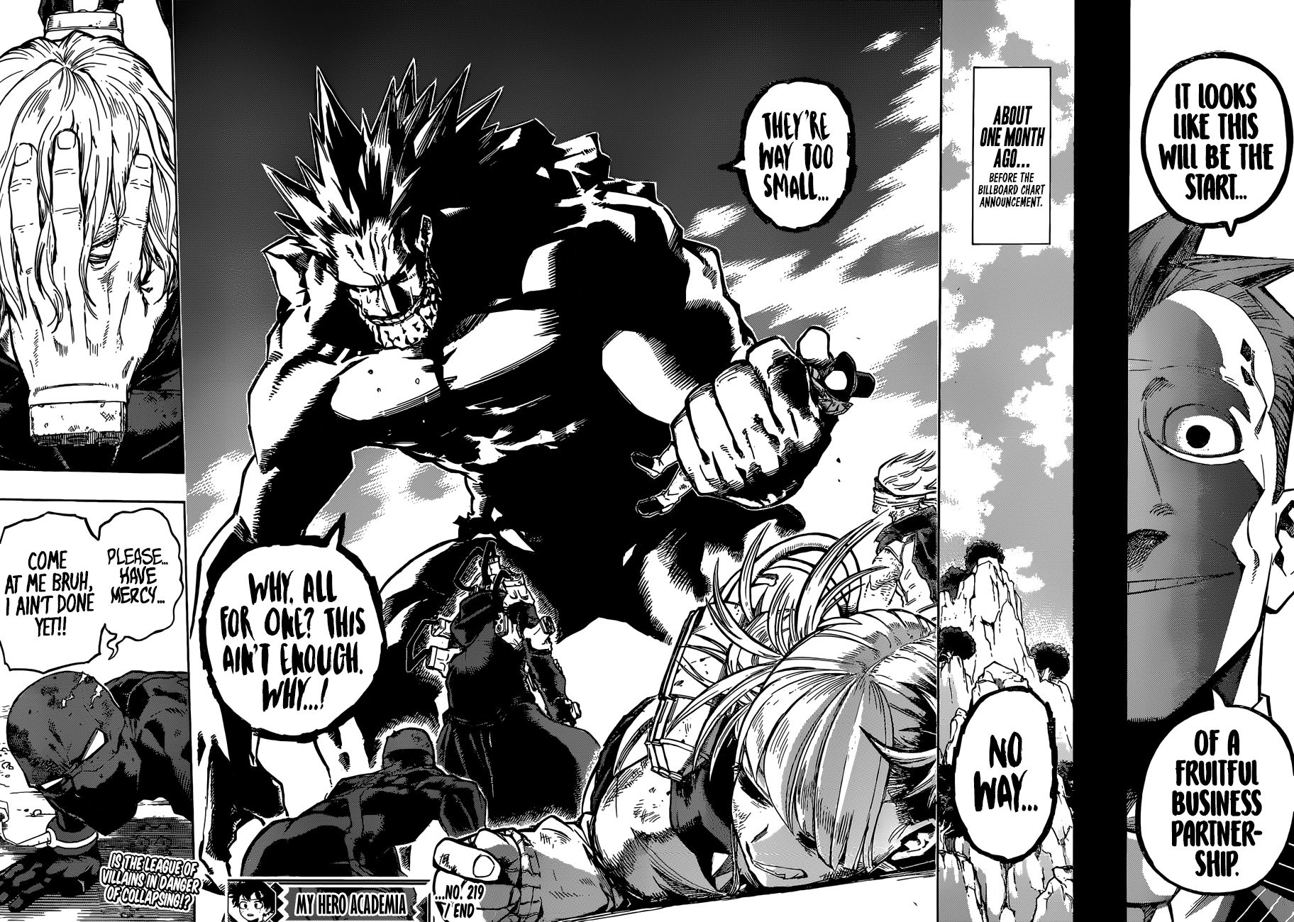 My Hero Academia, chapter 219