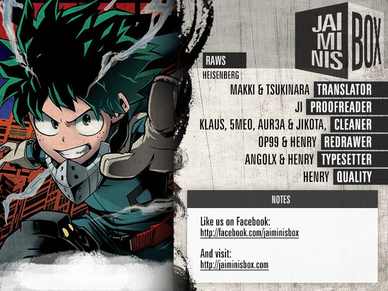 My Hero Academia, chapter 219