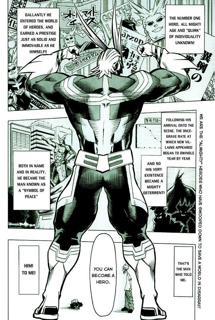 My Hero Academia, chapter 2