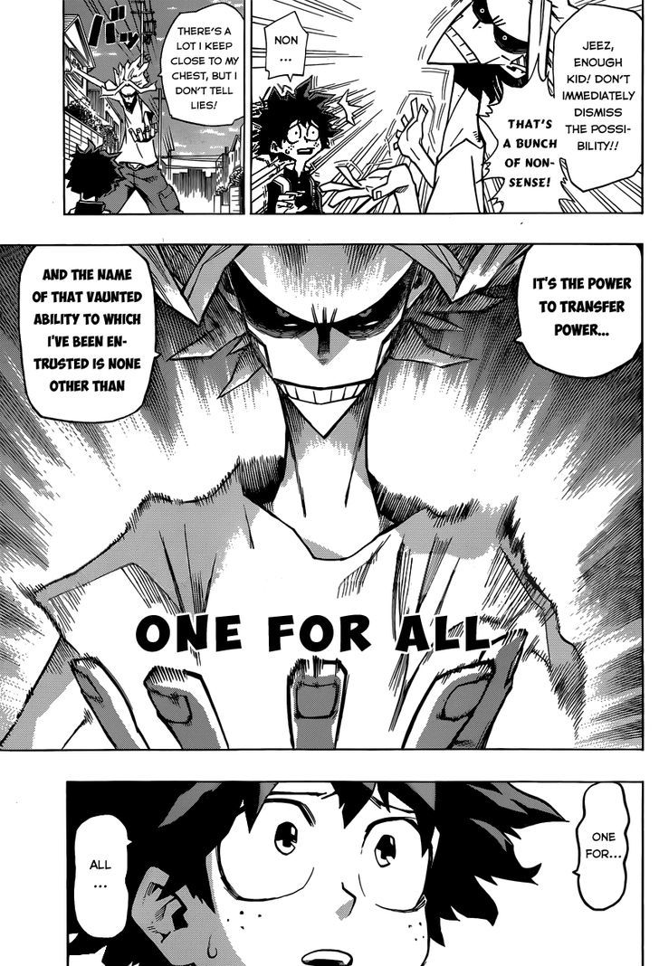 My Hero Academia, chapter 2