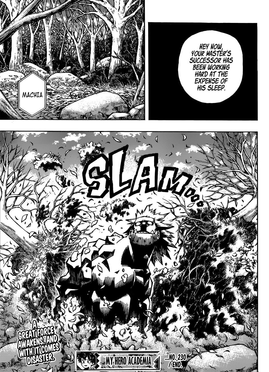 My Hero Academia, chapter 230