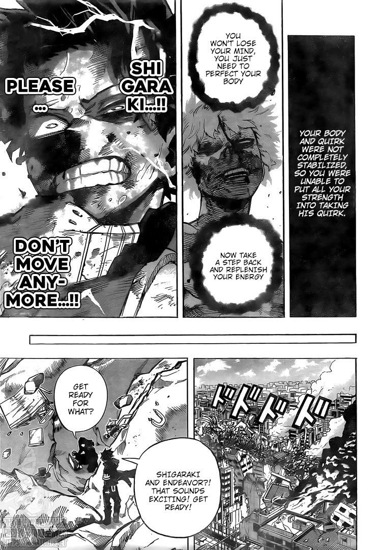 My Hero Academia, chapter 287