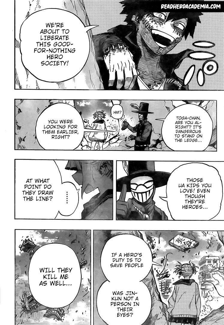 My Hero Academia, chapter 287