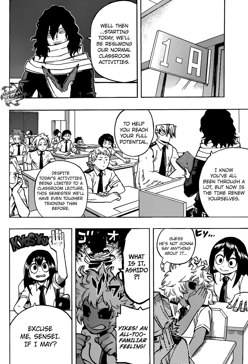 My Hero Academia, chapter 122