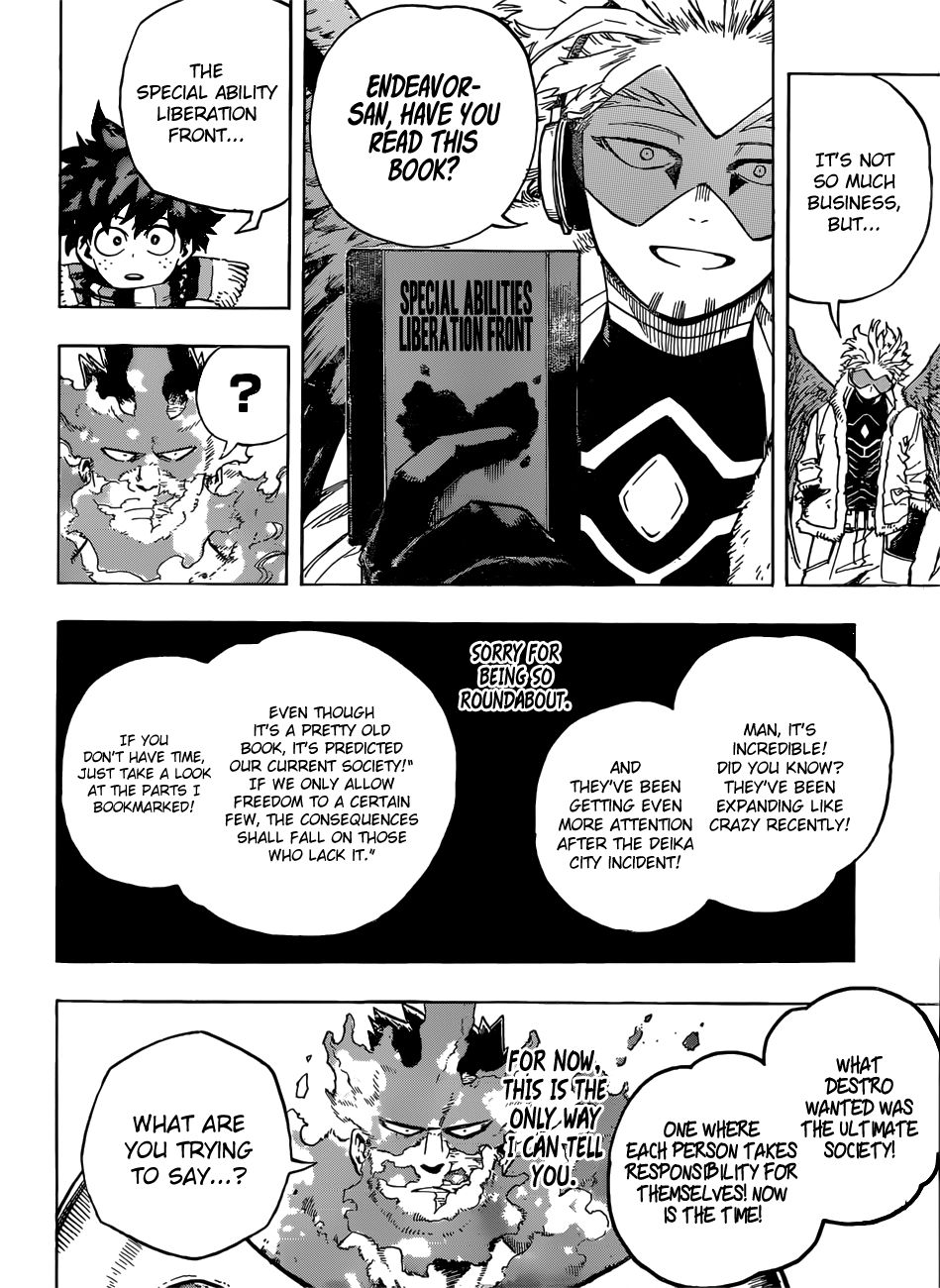 My Hero Academia, chapter 244