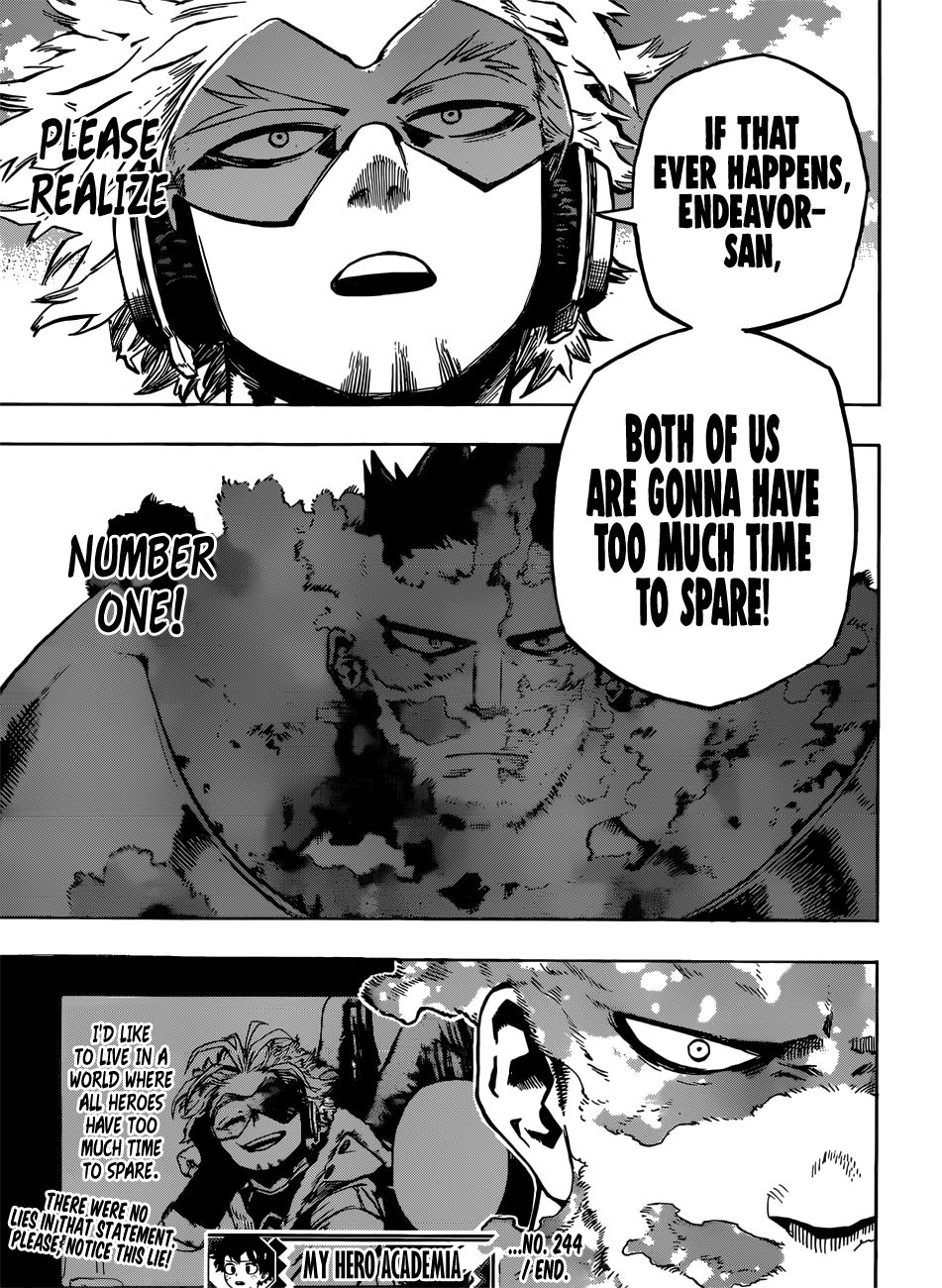 My Hero Academia, chapter 244