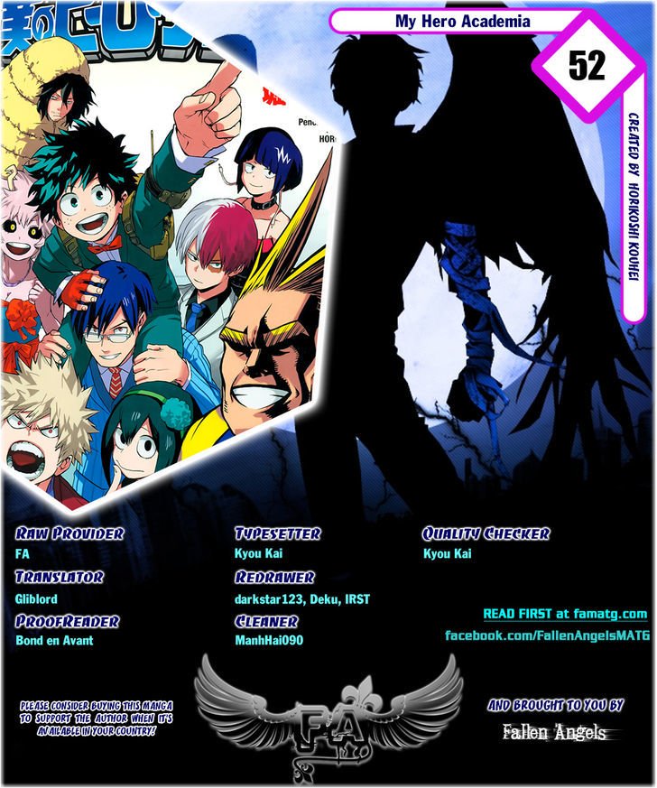 My Hero Academia, chapter 52