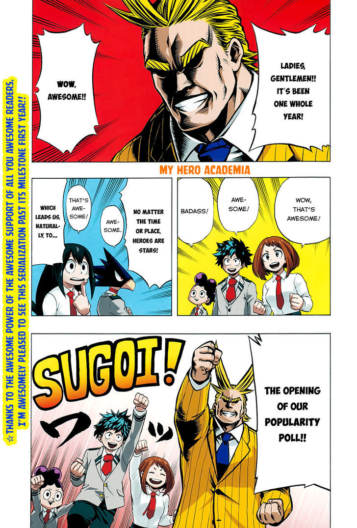 My Hero Academia, chapter 52