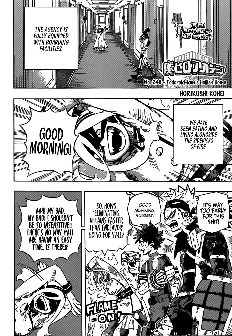 My Hero Academia, chapter 249