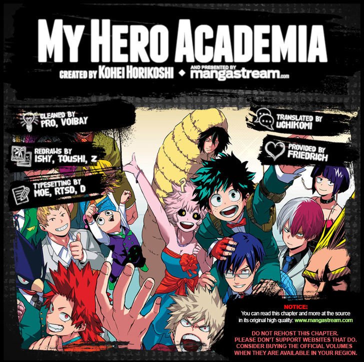 My Hero Academia, chapter 128