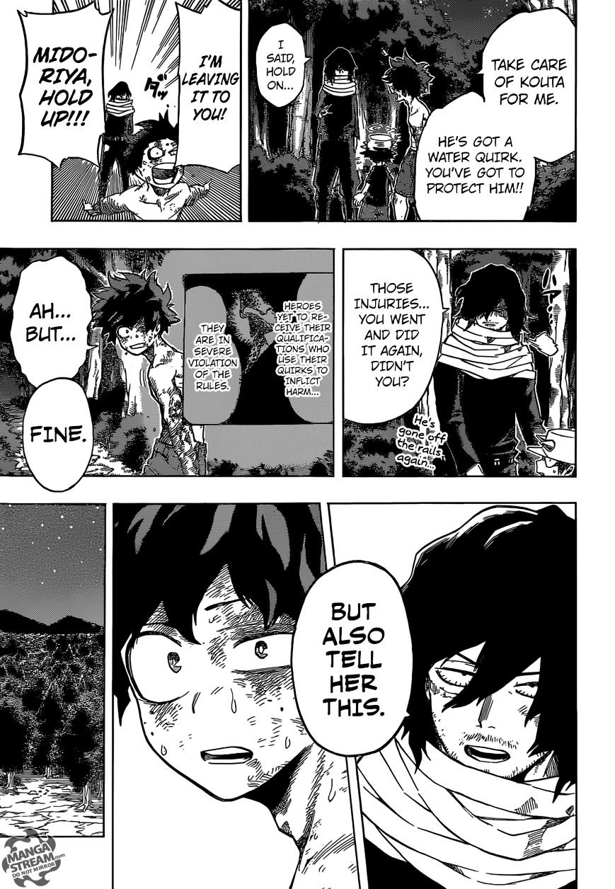 My Hero Academia, chapter 77