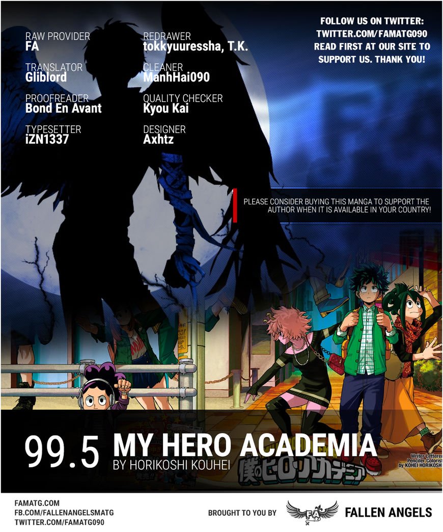 My Hero Academia, chapter 99.5