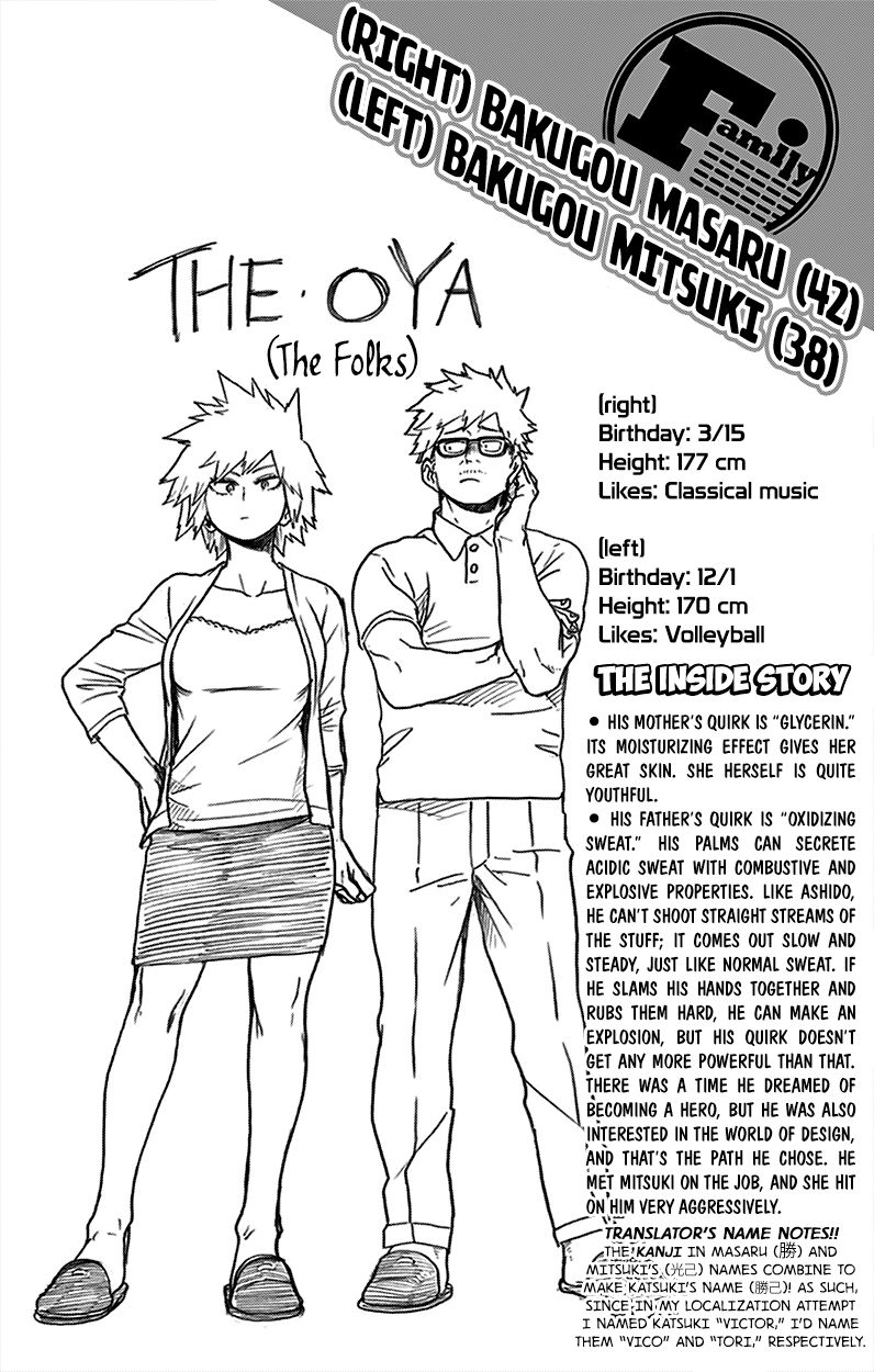 My Hero Academia, chapter 99.5