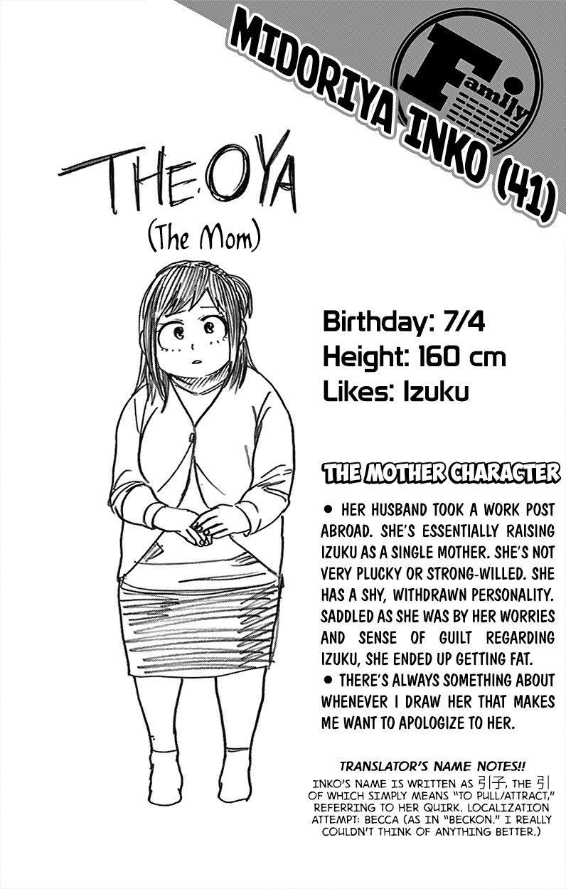 My Hero Academia, chapter 99.5